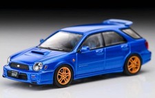 SUBARU Impreza WRX STI - 8th Gen Wagon  - blue - Furuya 1:64