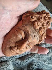 Greek terracotta mask of a ruler