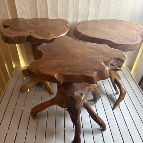 Teak root wood mushroom - teak,