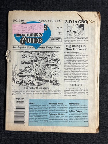 1987 comics buyers guide - comics,
