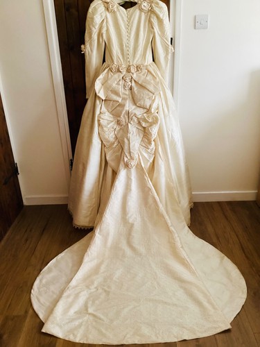 Ivory cream dupion silk - dupion,