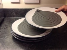 Betterkook Microwave Plate Warmers- 4pk- warms plates in the microwave in mins