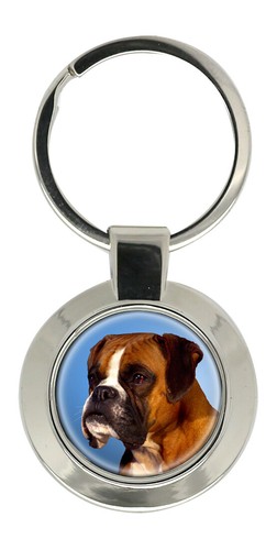 Boxer dog key ring - boxer,