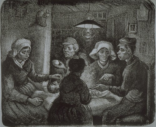 Potato eaters vincent - potato,