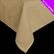  54" x 71" Gold Damask