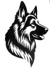 1x German Dog Decal Vinyl