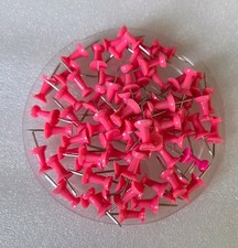 Pink push pins thumb - pins,