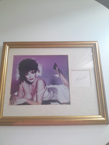 Framed autographed photo - photo, of