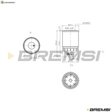FUEL FILTER FE0801 FOR PEUGEOT
