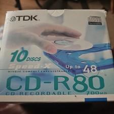 TDK CD-R 80 (10 PACK) 80MIN /