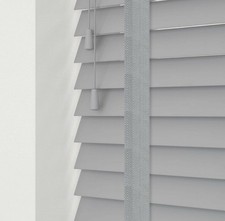 Fuax Wood Effect Type Blind PVC Interior Designer Slats Curtain 