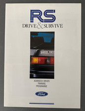 Ford RS Advanced Driver Training Programme - Drive & Survive Rare 1989 FA935