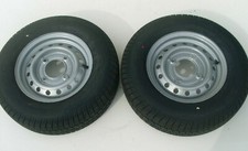 2 OFF 165 R13 8 PLY 4 STUD 5.5" PCD  TRAILER WHEELS & TYRES - NEW ITEMS 