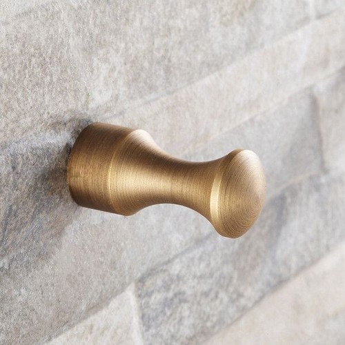 Antique brass round bathroom - brass,