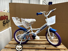 Childrens DIno Bikes Snow Queen Kids 14"  Bike