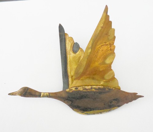 Vintage brass duck - vintage, figurine