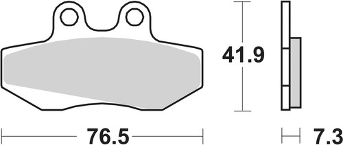 Sbs brake pads front for - sbs,