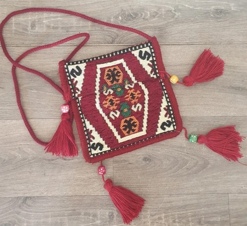 Vintage handwoven kilim - vintage,