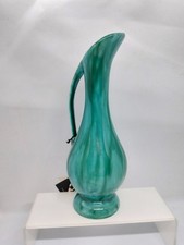 Vintage Ruskin Style Jug Vase by Anglia Pottery England 1970s Handcrafted 9''