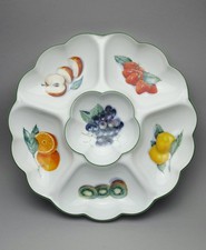 1996 Circular Porcelain Fruit