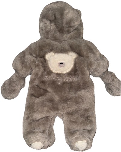 Baby bear grey fleece - bear, pram