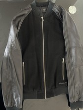 Adidas leather baseball jacket - adidas,