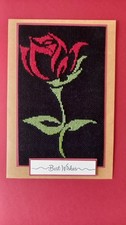 Best Wishes. Red Rose