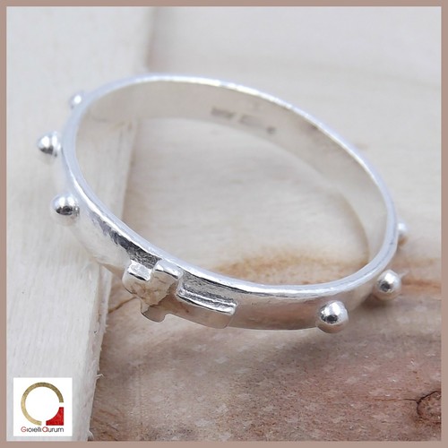 Ring rosary silver 925 - rosary,