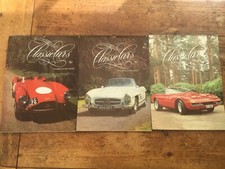 3 x CLASSIC CARS CALENDARS 1984 1985 1986  collectable calendar