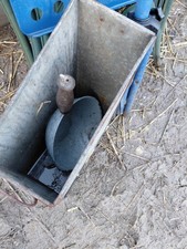 Grain Scoop With Vintage Tub