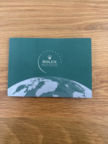 Rolex guarantee manual - guarantee,