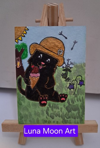 Original watercolour aceo - original,
