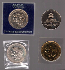 1981 Royal Wedding Crowns x3 +