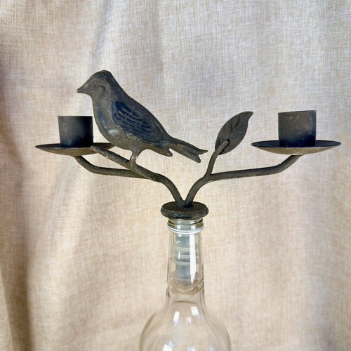 Metal bird branch - metal,