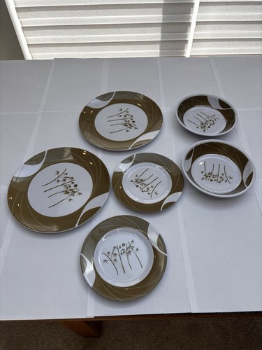 Set six melamine - melamine, ware