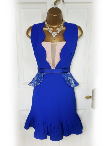 Three floor royal blue - blue, nude