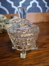 Vintage Clear Pressed Glass