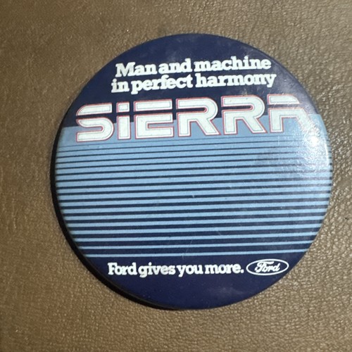 Vintage ford sierra pin badge - vintage,
