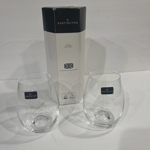 Two dartington stemless - 4,