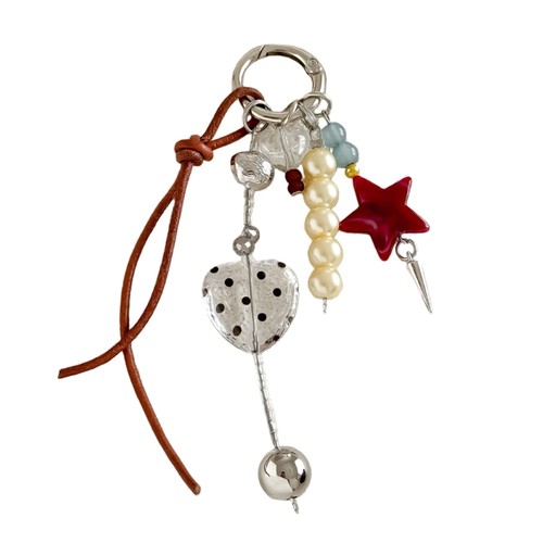 Braided rope bag charm - bag,