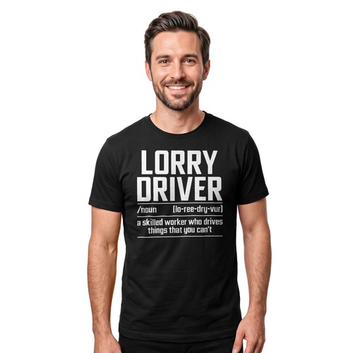 Lorry driver shirt funny - lorry, t
