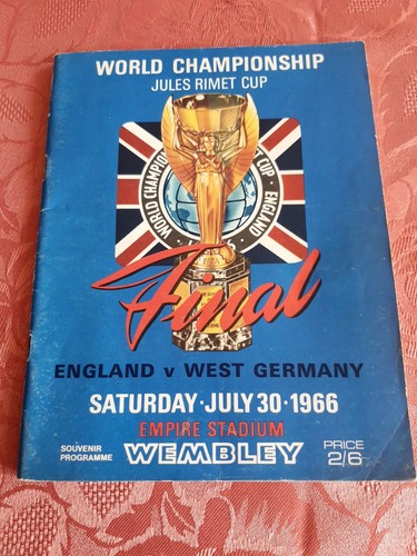 1966 world cup - cup, programme