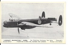 Aircraft recognition card - aircraft,