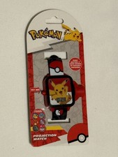 Pokemon Unisex-Kid's Digital Quartz Projection Watch with Silicone Strap POK4280