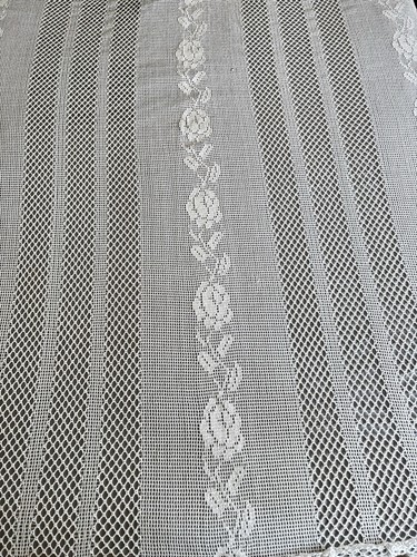 Vintage handmade filet crochet - vintage,