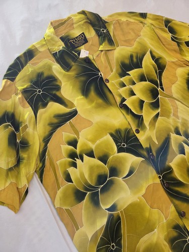 Tugu mens flower rayon - flower, shirt