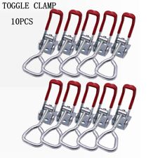 10Pcs Toggle Clamp Hand Tool Quick Holding Latch -Capacity:100 kg 220 lbs