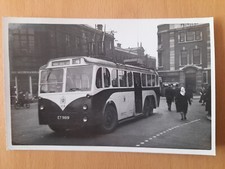 Trolleybus, Rotherham, Yorkshire. Postcard Sized Photograph. R19