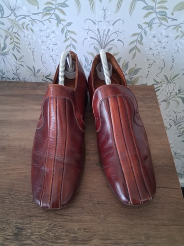Loake mens oxblood leather