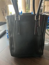 Coach Black Leather Tote